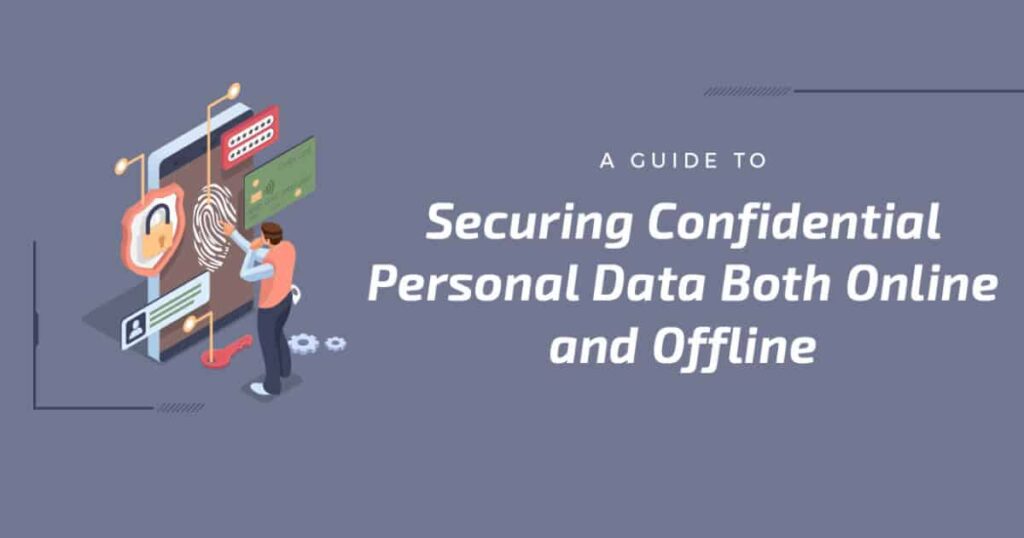 Confidential data on Internet